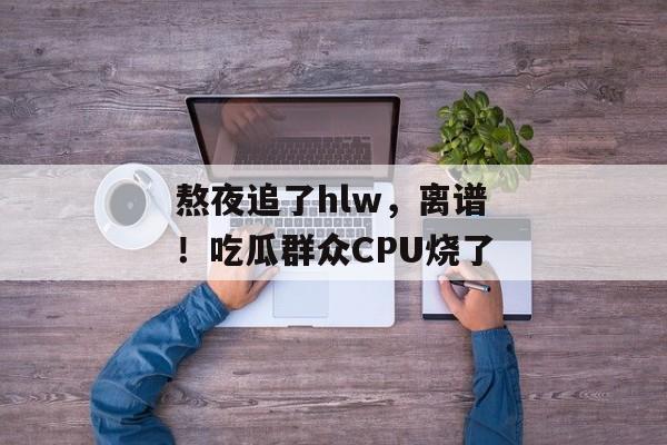 熬夜追了hlw，离谱！吃瓜群众CPU烧了