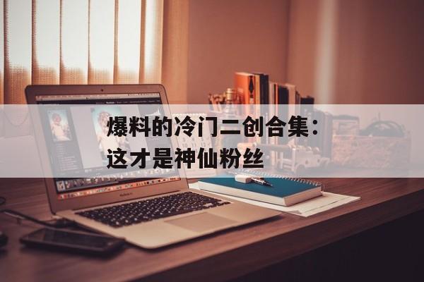 爆料的冷门二创合集：这才是神仙粉丝